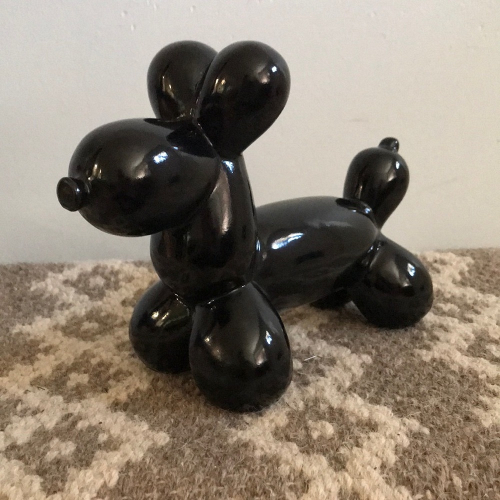 Ceramic wiener dog balloon animal home decor